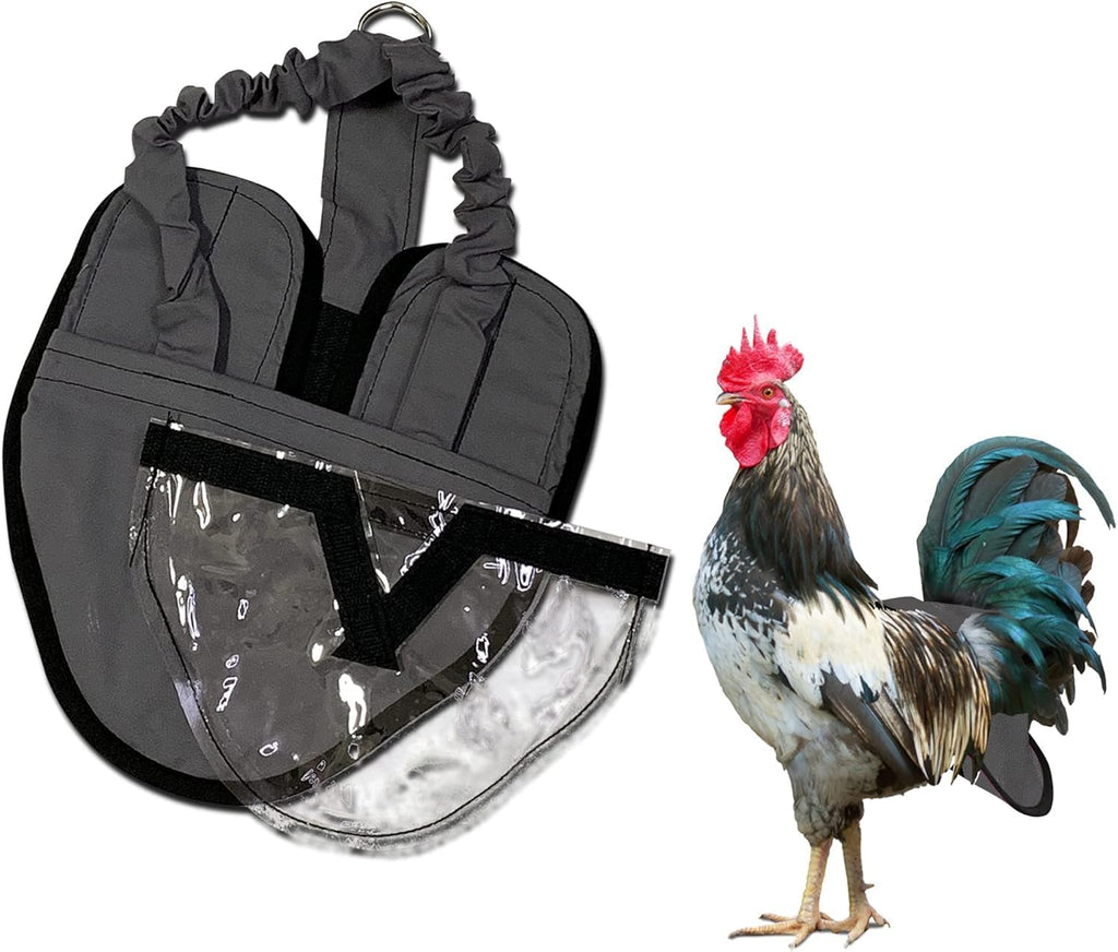 Hen Holster Starter Kit - Wrap-Around Duck Diaper w/Removable Liner & Fixed Tab - Durable, Secure Fit, Easy-to-Wear - Essential Duck Supplies for Real Ducks, Made in USA - Black, XS - Image 15