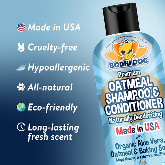 Bodhi Dog natural oatmeal pet shampoo 17 fluid ounce