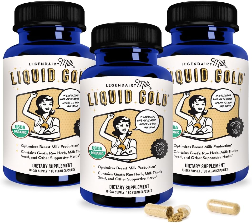 Legendairy Milk Liquid Gold Organic Lactation Support, 60 Capsules - Image 9