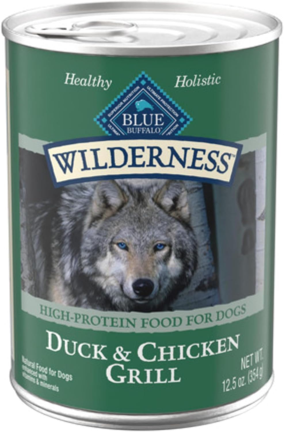 Blue Buffalo Wilderness Beef & Chicken Grill Adult Wet Dog Food, High-Protein & Grain-Free, 32g Protein, Natural, Enhanced with Vitamins, Minerals & Other Nutrients, 12.5-oz. Each (12 Cans) - Image 10