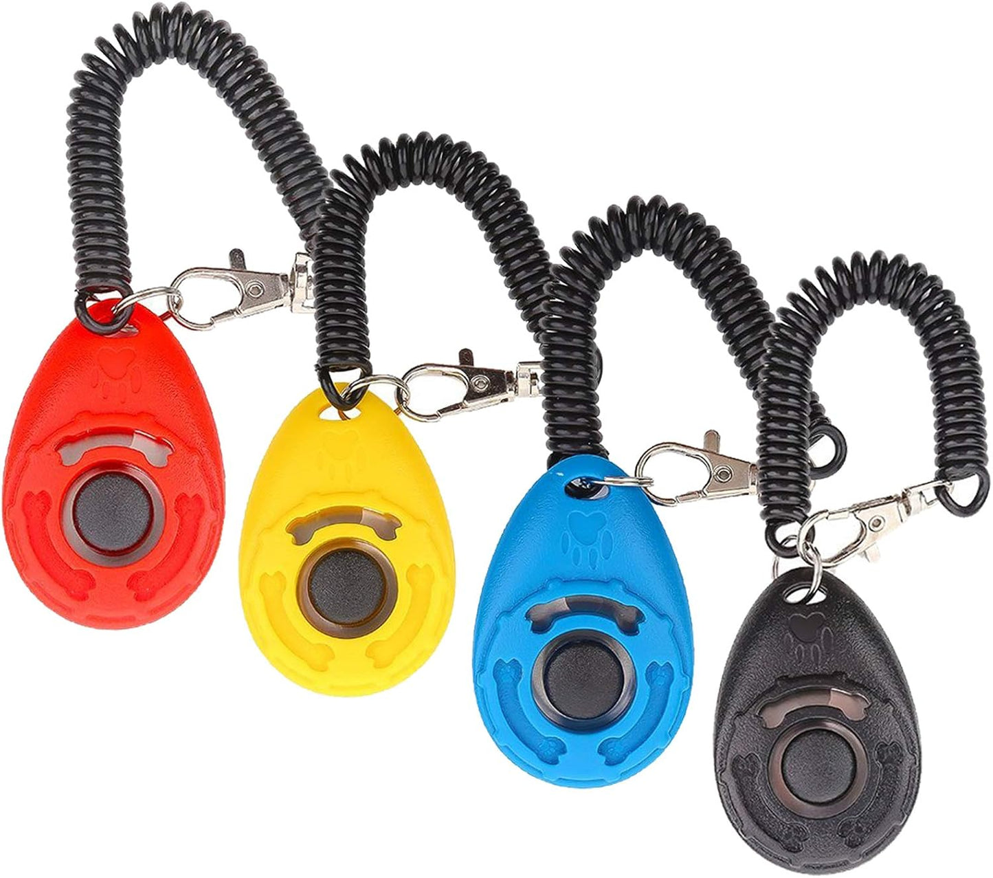 Diyife Dog Clicker for Training, 2 Pack Dog Training Clicker, Clicker Dog Training with Wrist Strap, Pet Training Clicker, Perfect for Dog Cat Puppies Behavioral Training (Blue and White) - Image 9