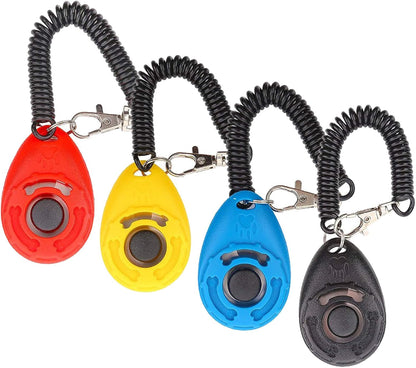 Diyife Dog Clicker for Training, 2 Pack Dog Training Clicker, Clicker Dog Training with Wrist Strap, Pet Training Clicker, Perfect for Dog Cat Puppies Behavioral Training (Blue and White) - Image 9