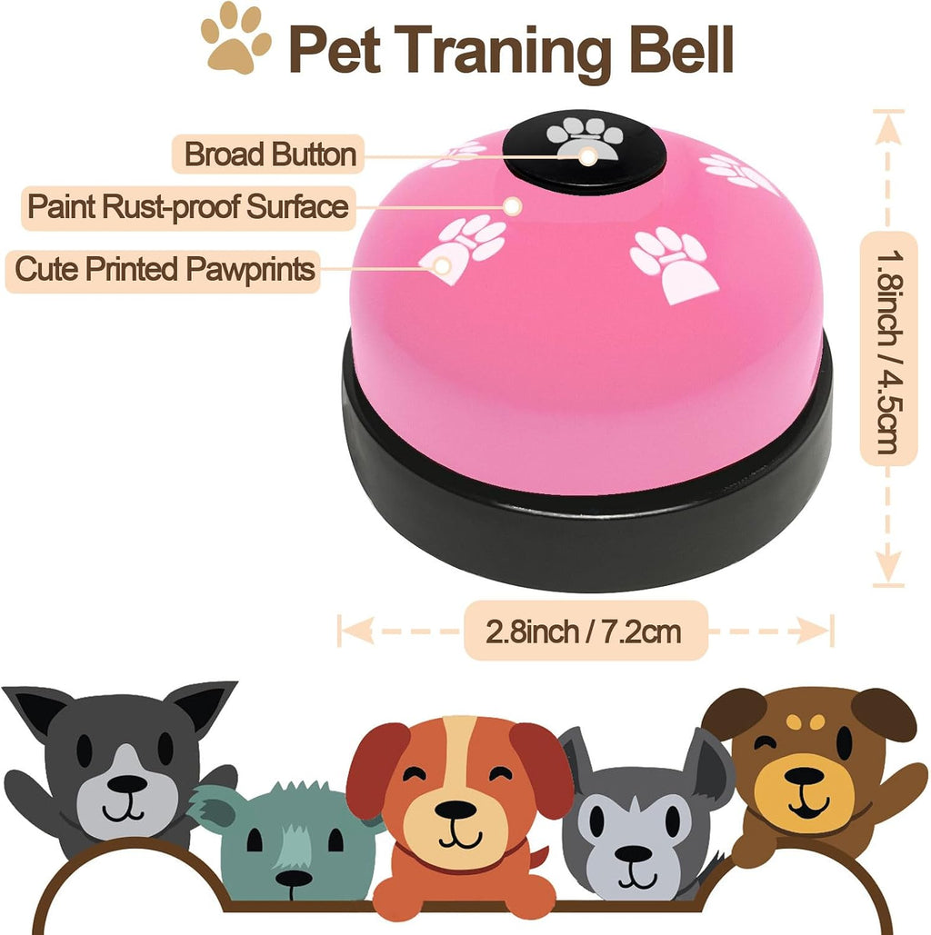 Adjustable strap details of Kexiava pink dog potty bells