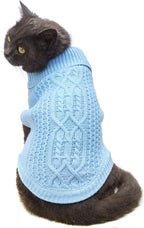 Stretchy Cat Sweater - 17 Colors & 6 Sizes | Snug Winter-Ready Knit for Boy/Girl Cats & Kittens(Maple Leaf Red, Small) - Image 10