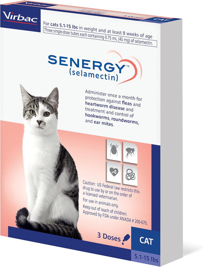 Authentic USA imported Senergy topical solution for cats