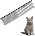 MGI Incorporates Pet Grooming Comb front view showing stainless steel teeth.