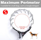 Side view of the humane canine correction collar emphasizing the secure snap buckle closure