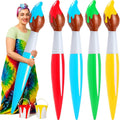 VercanMonth giant inflatable paint brushes four piece set front view for art party decorations.
