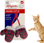 Huxley & Kent Plush Cat Toy - Holiday Interactive Catnip Toy for Cats & Kittens - Soft with Crinkle & Catnip - Fun Indoor Play - Dilly Claus - Image 9