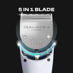 Balmoni detachable metal blades two pack replacement set displaying the premium satin chrome finish.