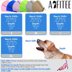 Adjustable breathable mesh Elizabethan collar alternative for dog surgery recovery