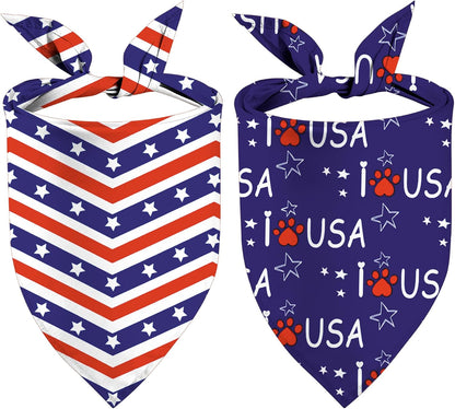 Demonstration image showing how to easily roll and tie the GHSJYO triangle dog kerchief safely