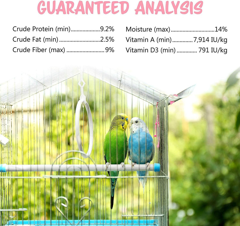 Vitakraft bird treat pack with built-in cage clip holder