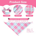 Agroon durable polyester dog bandana folded as triangle