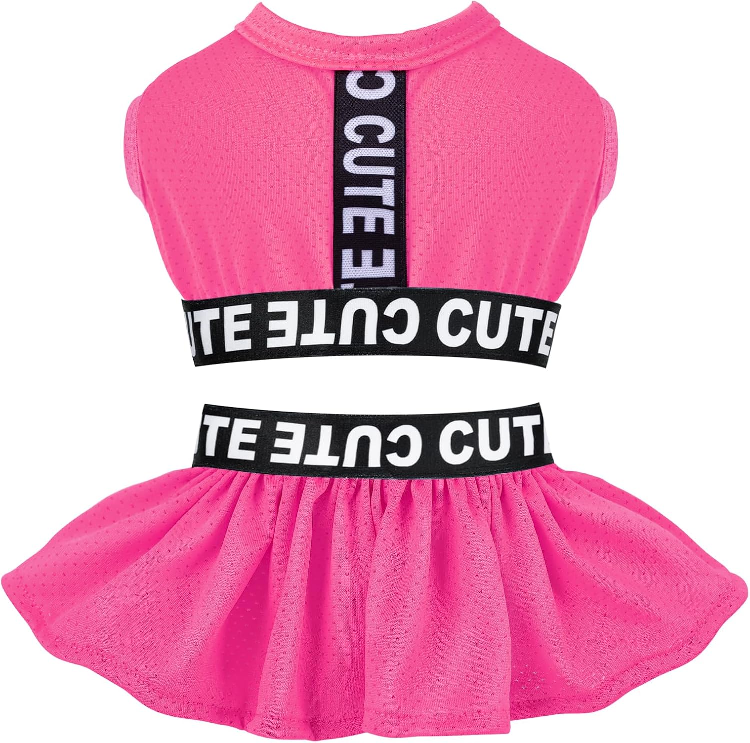 CuteBone Two Piece Dog Sports Dress Athleisure Puppy Skirt Lightweight Small Dogs Girl Clothes Cat Apparel SPS15M - Image 12