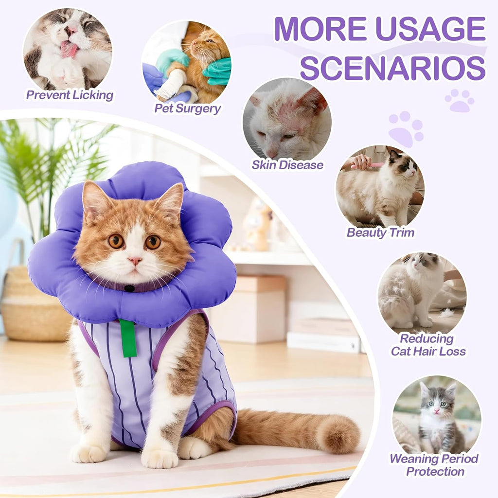 EMUST cat onesie grape pattern design