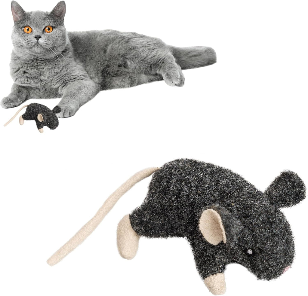 SPOT Big Mouse Bertha Cat Toy with Catnip - Lifelike Plush Mouse, Crinkle Sound, Large 7in Size, for Cuddling, Chasing, Playing - Assorted Colors - Image 15