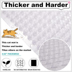 Nuanchu cat repellent mat being trimmed with scissors