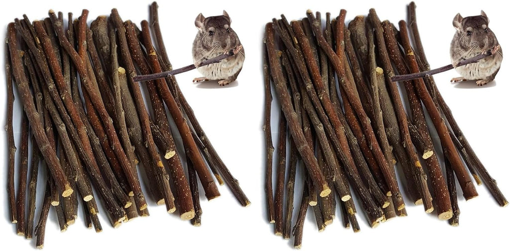 sharllen 100g (3.5oz) Apple Sticks Pet Snacks Chew Toys for Guinea Pigs Chinchilla Squirrel Rabbits Hamster - Image 9