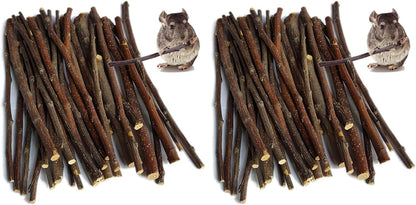 sharllen 100g (3.5oz) Apple Sticks Pet Snacks Chew Toys for Guinea Pigs Chinchilla Squirrel Rabbits Hamster - Image 9