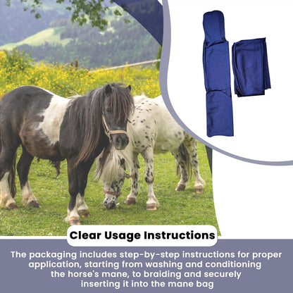 Ranch Hand branding on high quality horse grooming mane bags