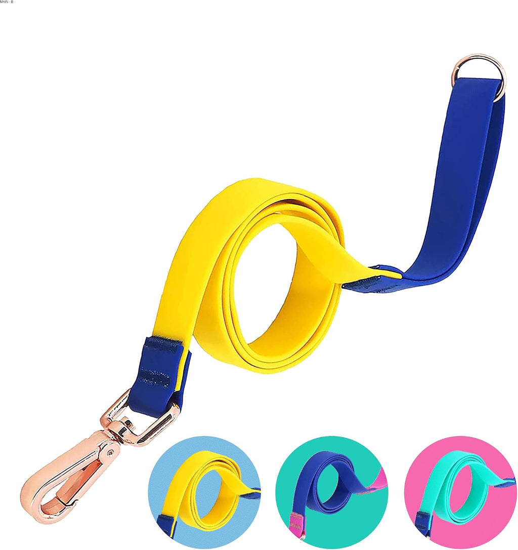 Jelly Martingale Collar for Dogs with Chain - 2-Way Control, Waterproof No Pull Dog Collar, Quick Release Buckle, One-Time Adjustment, Easy-Clean, Escape Free, Odor-Resistant, Blue & Rose, L - Image 13