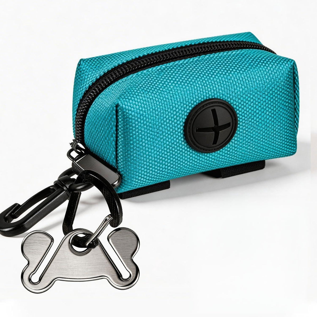 Dog Waste Bag Dispenser Pet Poop Bags Holder for Doggie Waste Bags Dispensers Soft Fabric Zipper Small Doggy Puppy Pouch for Leash Accessory Attachment with Carrier,Black - Image 15