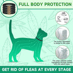 Woyamay cat flea treatment collar detail of adjustable buckle