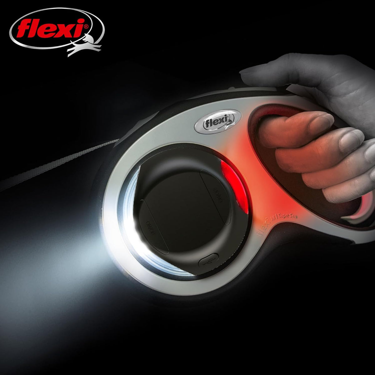 Flexi LED lighting system components and USB charging cable