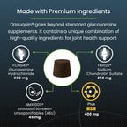 Nutramax Dasuquin eighty four count package side profile