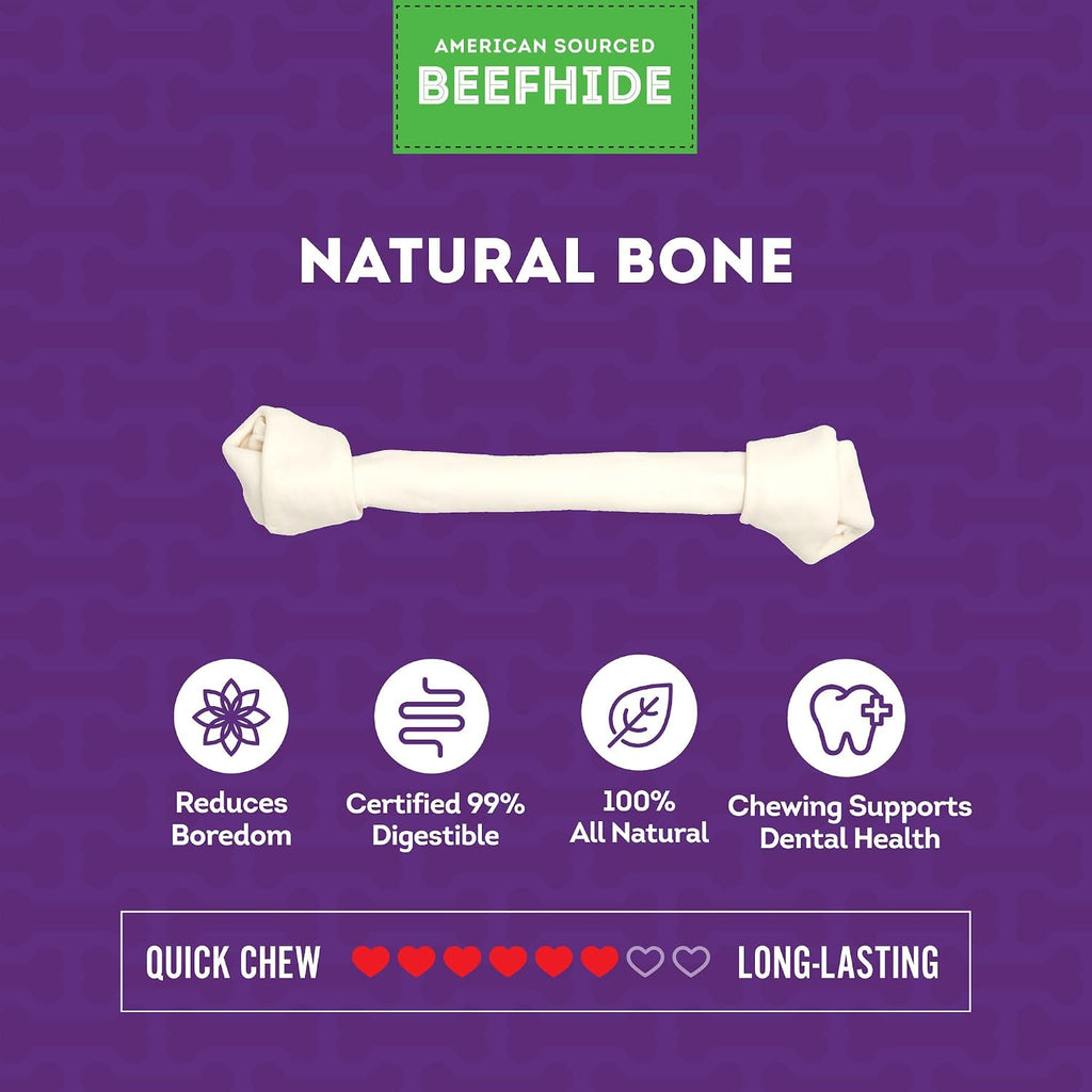 Authentic USA sourced Treatly beefhide dog chew treat for dental care.