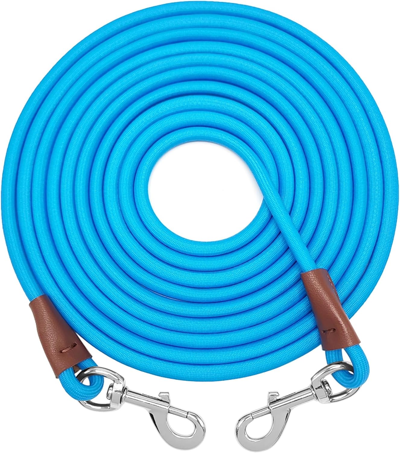 Tie Out Rope Dog Leash, Long Tether 8-10-13-15-20-25-30-35-40-50-65 FT Nylon Check Cord for Medium Large Dogs Indoor/Outdoor Camping Backyard (3/8" x 10ft) - Image 15