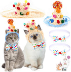 Kitten styled in festive American theme costume accessories