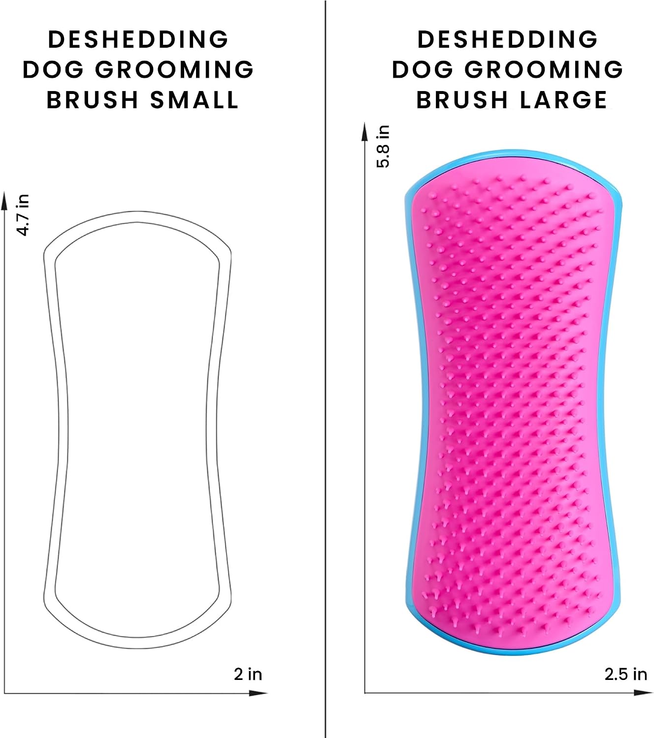 Pet Teezer large dog brush for thick undercoat shedding