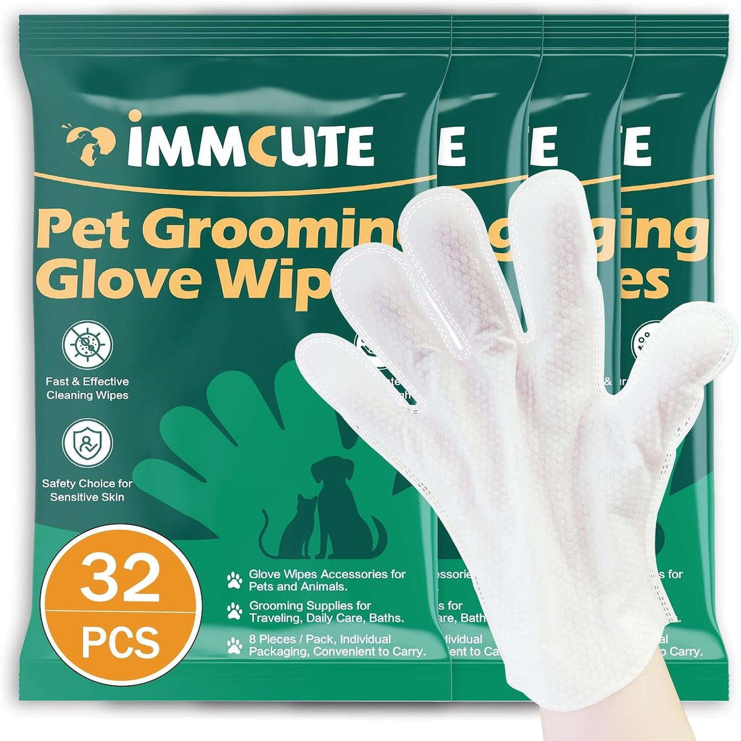 400 Unscented Dog Wipes for Paws and Butt Large Thick Puppy Wipes for Dogs Face and Body Dog Wipes Cleaning Deodorizing Cat Wipes Cleaning Fur and Butt Big Doggie Wipes Doggy Wipes Bum Dog Ear Wipes - Image 11