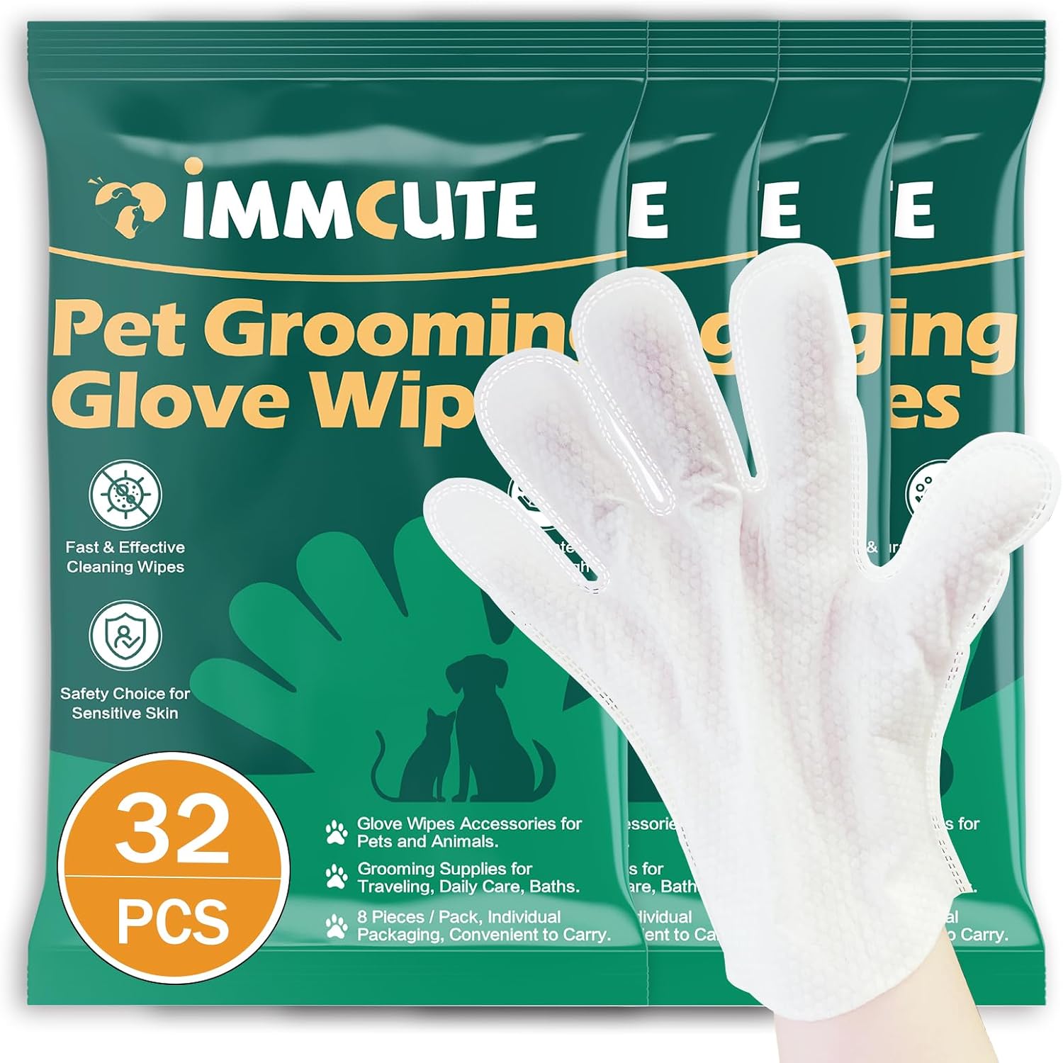 400 Unscented Dog Wipes for Paws and Butt Large Thick Puppy Wipes for Dogs Face and Body Dog Wipes Cleaning Deodorizing Cat Wipes Cleaning Fur and Butt Big Doggie Wipes Doggy Wipes Bum Dog Ear Wipes - Image 11
