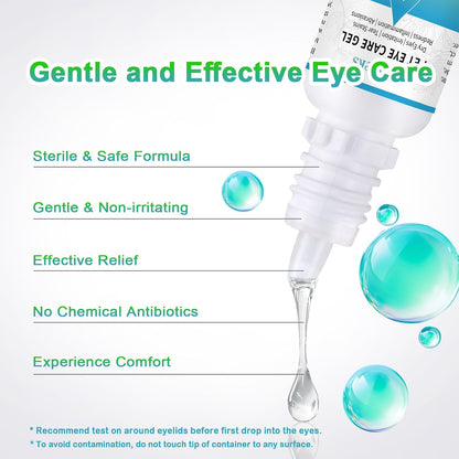 Mekseks ocular repair gel for dogs showing tear stain eraser benefits