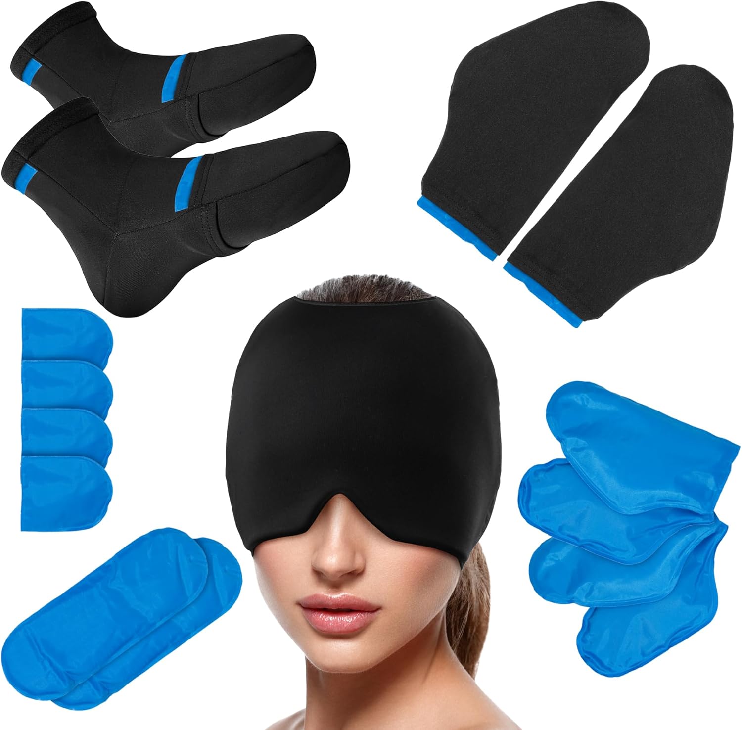 Sweet Jojo Designs 15pc chemotherapy care set front view.