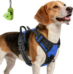 Joytale No Pull Dog Harness Medium Sized Dog, Reflective Pet Vest with Front Clip, Adjustable Soft Padded Harnesses with Easy Control Handle for Training and Walking, Black, M - Image 9
