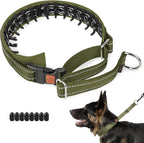 Mayerzon Martingale No Pull Collar for Medium Large Dogs German Shepherd Doberman Pitbull, Patented Anti Pull Correction Dog Collar for Safety Walking Training, Reflective, Adjustable(M/L, Army Green) - Image 1