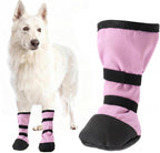 2 Pcs Dog Paw Wound Recovery Boots Non-Slip Dog Protector Boots for Injured Paw Breathable Soft Pet Shoes for Wound Care Outdoor Walking(XL,Gray) - Image 11