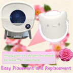 Long lasting automatic cat litter box air freshener pods providing six months of supply