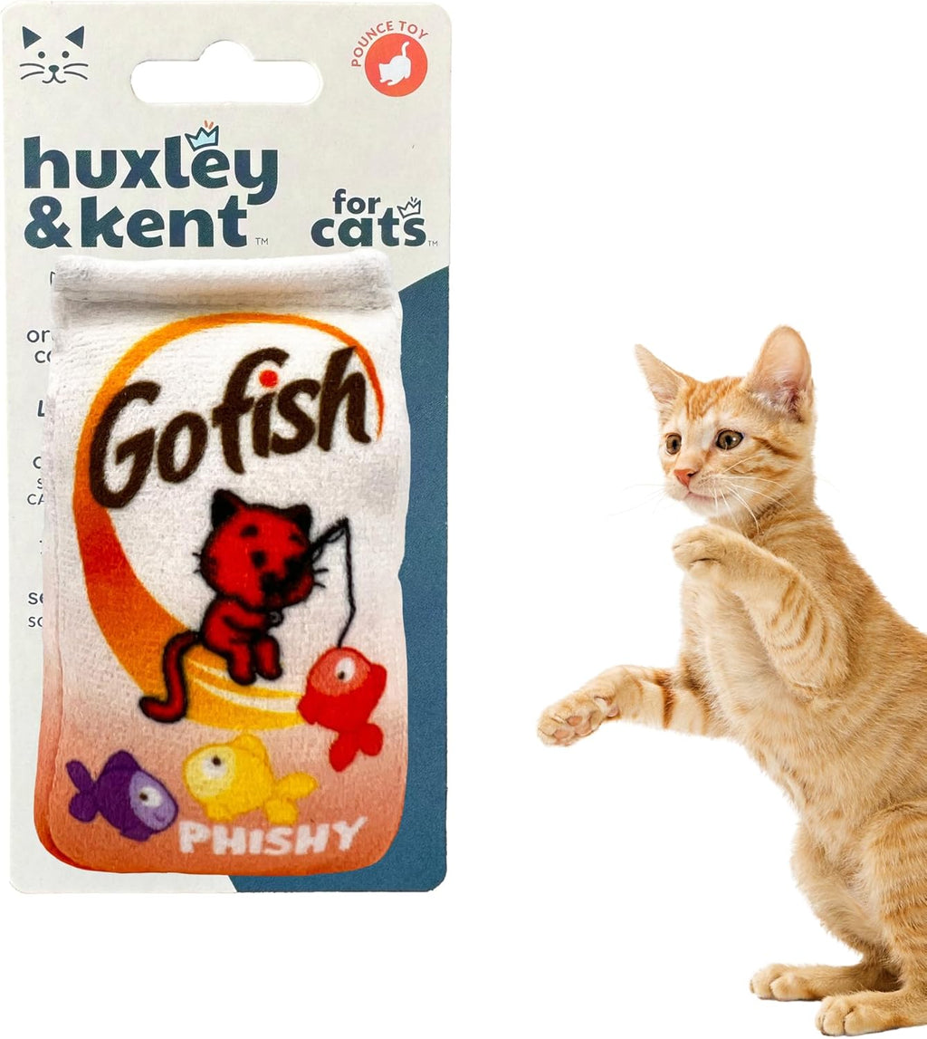 Huxley & Kent Plush Cat Toy - Interactive Catnip Toy for Cats & Kittens - Soft with Crinkle & Catnip - Fun Indoor Play - Funfetti Cake - Image 10