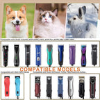 Audoc pet hair trimmer replacement blades top view professional pet grooming