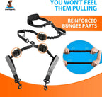 SparklyPets double dog leash tangle free three hundred sixty degree swivel splitter mechanism