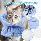 Lightweight waterproof cat Elizabethan collar for post surgery healing