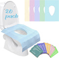 YOUNGTIME disposable toilet seat covers 20 pack front view packaging