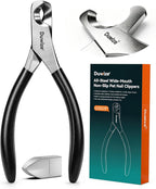 Dog Nail Clippers - All Steel Material, 1.22-Inch Large Opening, Built-in Spring, No Fur Pinch, for Medium to Large Dogs and Cats, Professional Pet Nail Trimmers, With Free Nail File (Polished) - Image 9