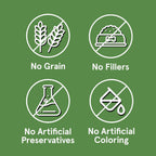 Real Meat air dried beef kibble topper natural ingredients callout