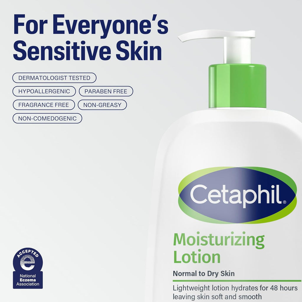 Cetaphil sensitive skin lotion multipack product display